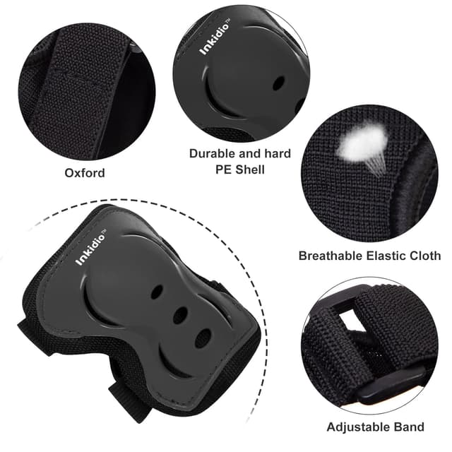 Detalle 2 de Inkidio Knieschützer-Set für Kinder 6-teilig