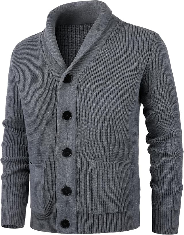 Thumbnail 6 de KTWOLEN Herren Strickjacke mit Knopfverschluss