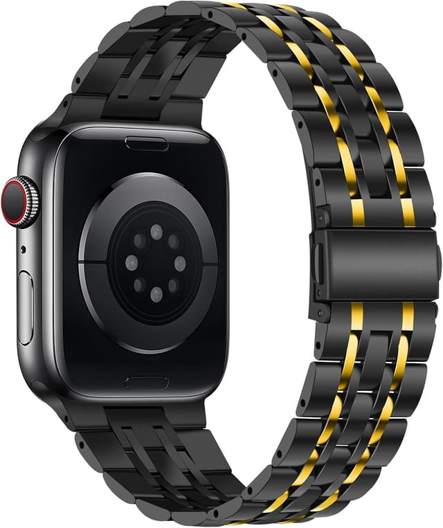 Detalle de Tasikar Band 42mm stainless steel strap for Apple Watch