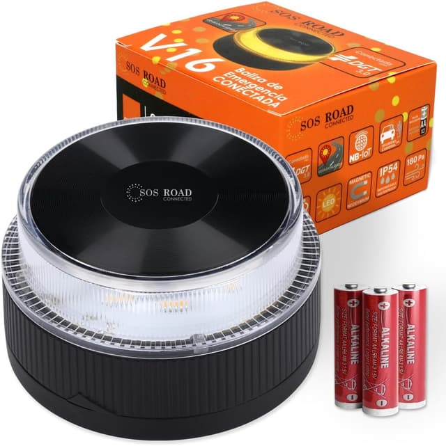 Imagen de SOS ROAD Baliza V16 con geolocalización 1 km en OfertitasTOP