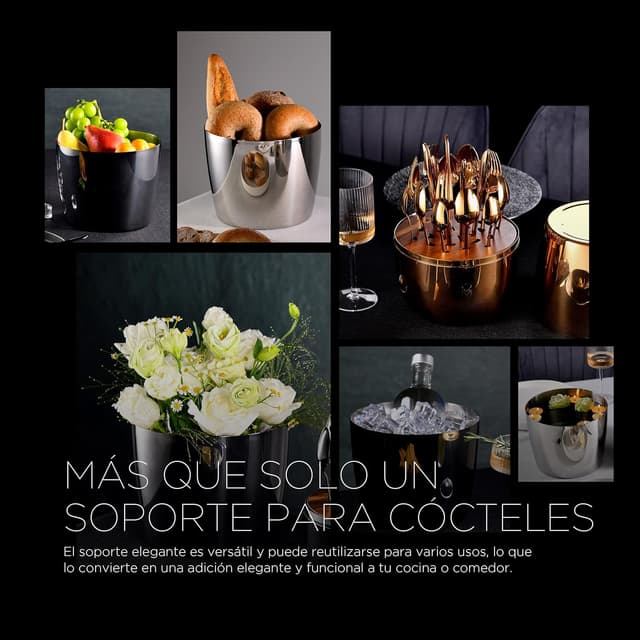 Thumbnail 5 de MasterPRO The Drop - Juego de Coctelería en Acero Inoxidable 🍸