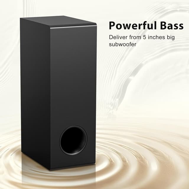 Detalle 2 de Wohome Sound Bar 2.1 Channel Bluetooth 5.3