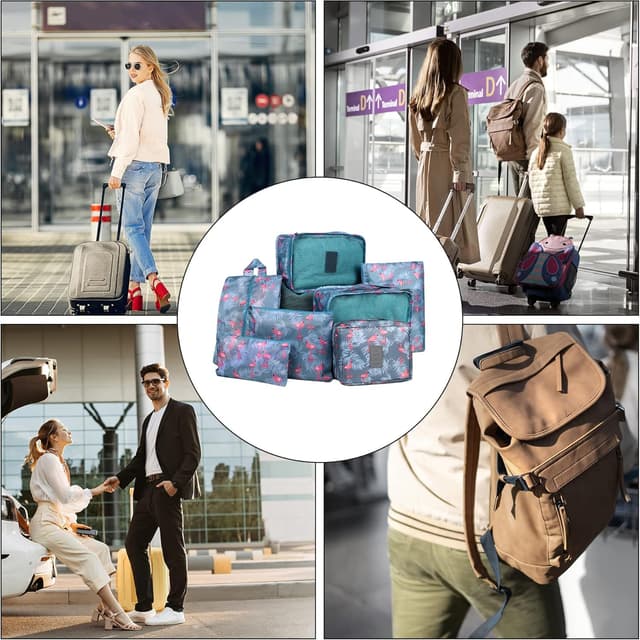 Thumbnail 5 de Coolzon Organizer Valigie Viaggio 8 Pezzi