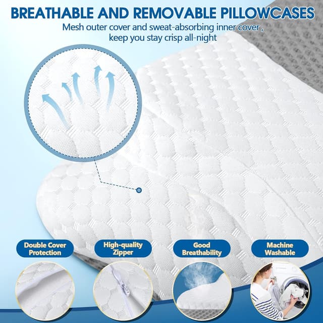 Thumbnail 4 de CHxxy Memory Foam Cervical Pillow