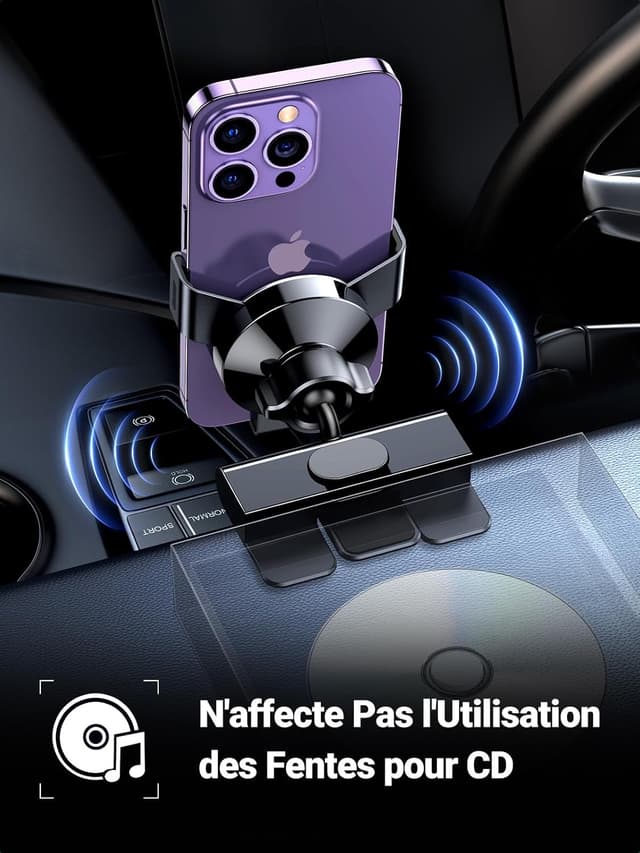 Thumbnail 2 de UGREEN Support Voiture Gravité CD Aluminium