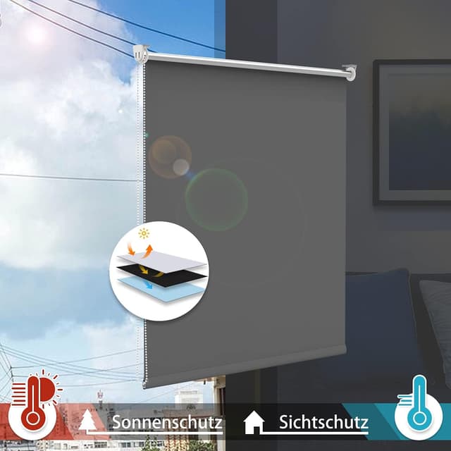 Thumbnail 1 de bobodeco Verdunklungsrollo Klemmfix 45x170 cm đ