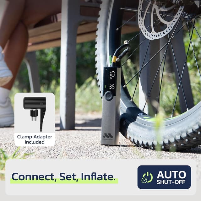 Detalle de Woowind Ventus Ride 150 PSI bike pump