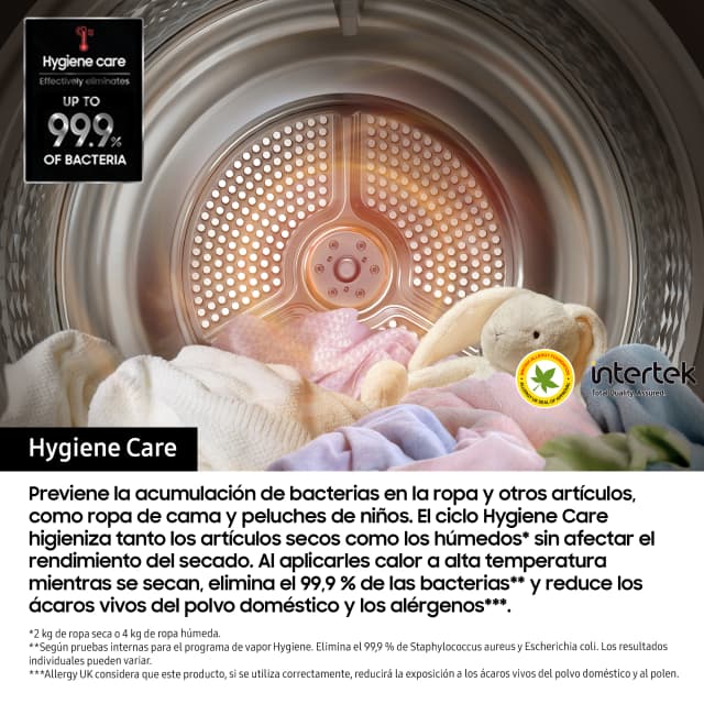 Thumbnail 5 de Samsung DV90DG52A0AEEC secadora 9kg 🧺