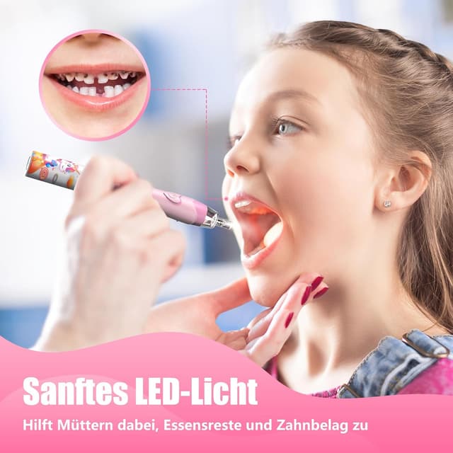 Thumbnail 2 de Elektrische Zahnbürste Kinder Einhorn Rosa 24000 VPM