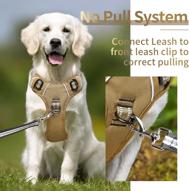 Detalle de HEELE Dog Harness L adjustable no-pull padded harness