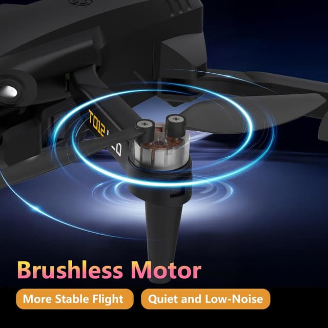 Detalle 2 de Toladrone TD12LCD drone pieghevole con telecamera 4K e trasmissione su schermo LCD