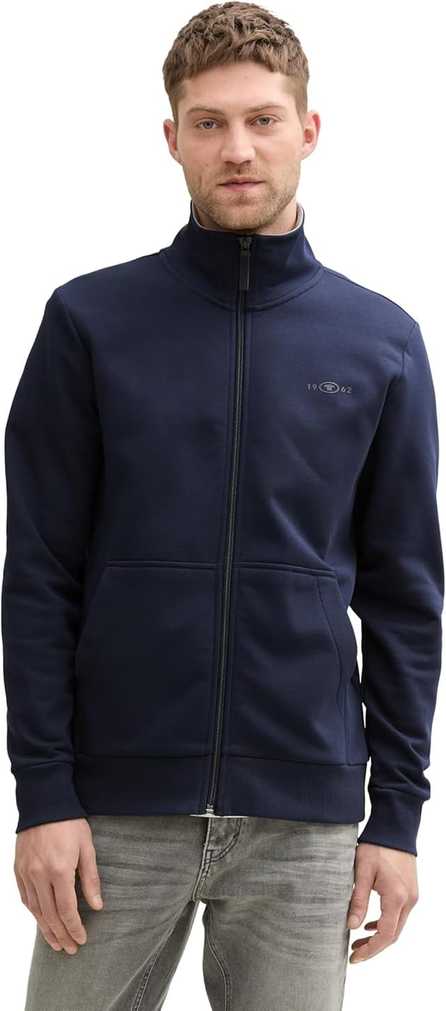 Detalle de Tom Tailor 1045645 maglia da tuta da uomo a maniche lunghe (confezione da 1)