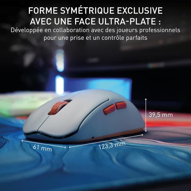 Detalle de CHERRY XTRFY M68 Wireless souris gaming 2,4 GHz