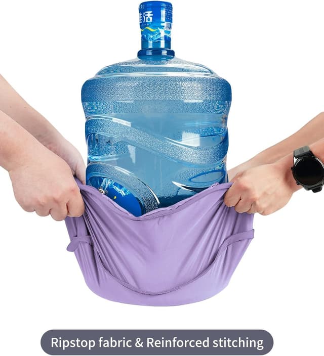 Detalle 2 de ECOHUB 5-teiliger Kompressions-Koffer-Organizer im Set (Kompression Packing Cubes) – Hell Violett