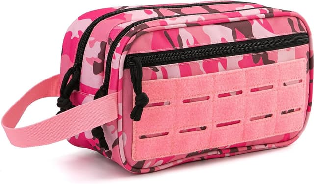 Detalle de QT&QY Trousse toilette tactique 26×11×15 cm