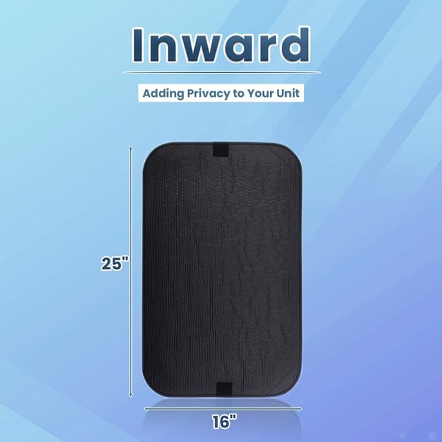 Detalle 2 de Safoner RV Door Window Shade Cover (16 x 25 inch) – Sun Blackout Privacy Fabric