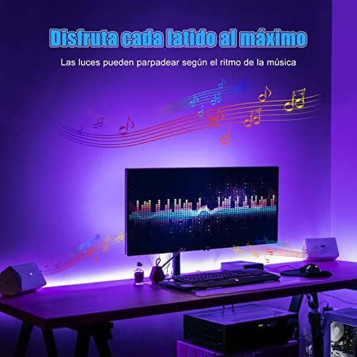 Detalle de Diyife Tira LED 5m RGB para TV