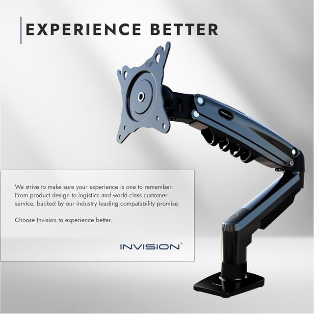 Thumbnail 5 de Invision MX200 single monitor arm 19–32 inch