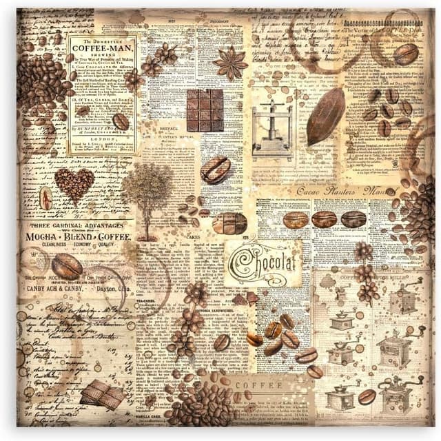 Thumbnail 6 de Scrapbooking Pad 22 hojas 12" x 12" Café y Chocolate 📓