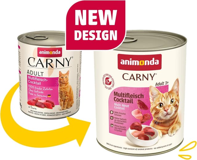 Detalle de animonda Carny Adult cocktail multi-carne, cibo umido per gatti 6 x 800 g