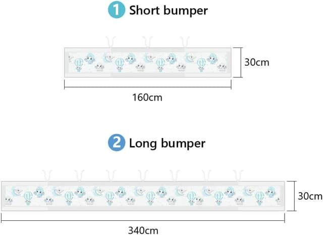 Detalle 2 de Aolso Cot Bumper breathable mesh 2 pieces