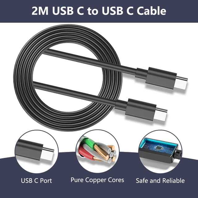 Detalle 1 de Samsung Galaxy S25 25W Fast Charger 2-pack with 2m cable