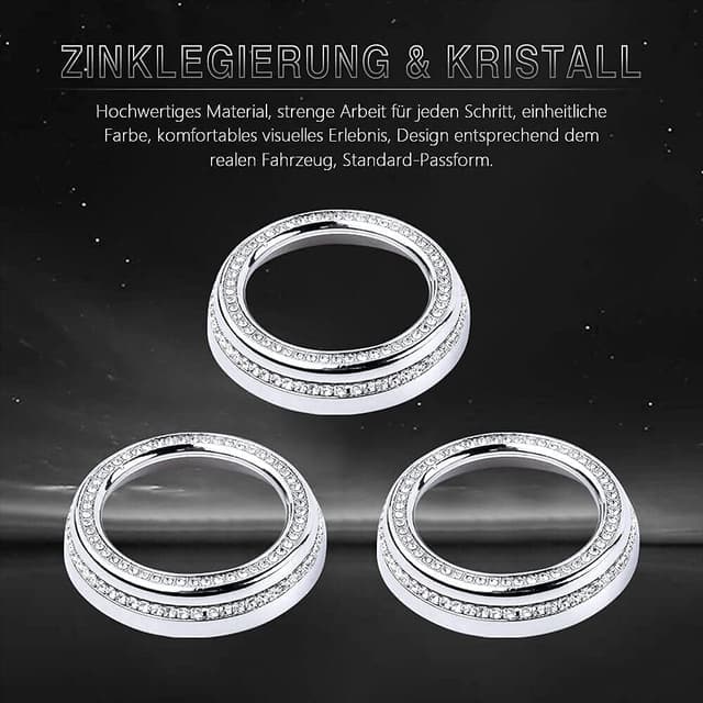 Thumbnail 1 de BlingOOSE Glitzer Knopfabdeckung VW Klimabedienung