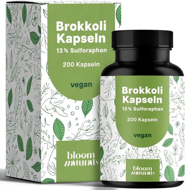 Detalle de Bloom Naturals Brokkoli Kapseln Sulforaphan Hochdosiert