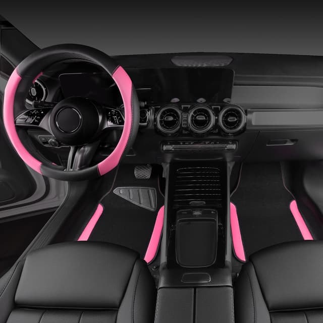 Thumbnail 1 de CAR PASS Faux Leather Wheel Cover & Mats 14.5–15