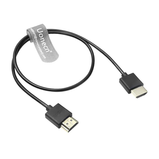 Detalle de Uonecn HDMI 2.1 Kabel (8K, 50 cm) – kurz, flexibel und für eARC & High-Bitrate-Audio