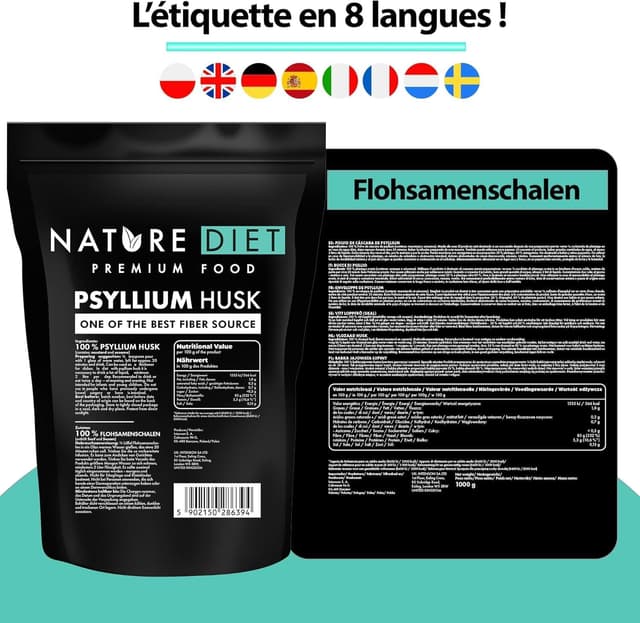 Thumbnail 6 de Nature Diet Cáscara de Psyllium 450 g