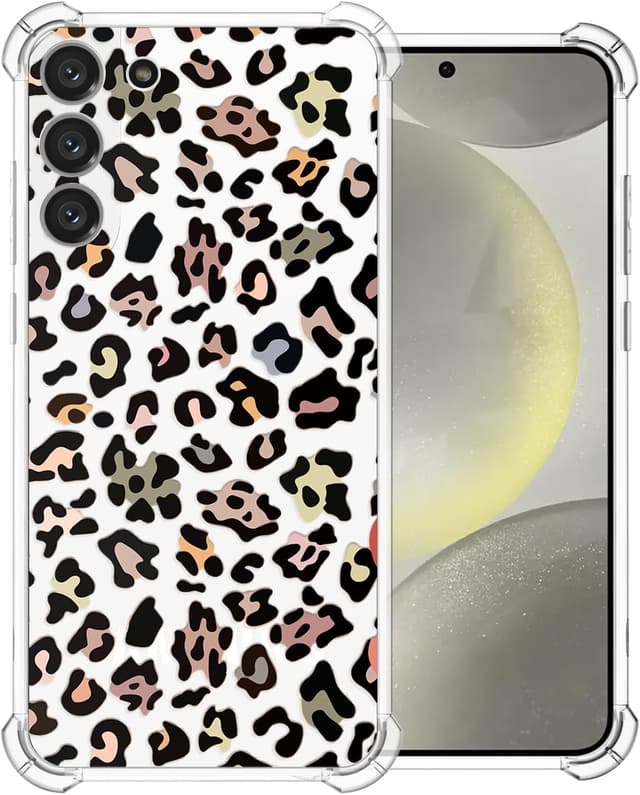 Thumbnail 6 de CAROKI Clear Case for Samsung Galaxy S22 5G – shockproof transparent TPU bumper cover with tulip pattern