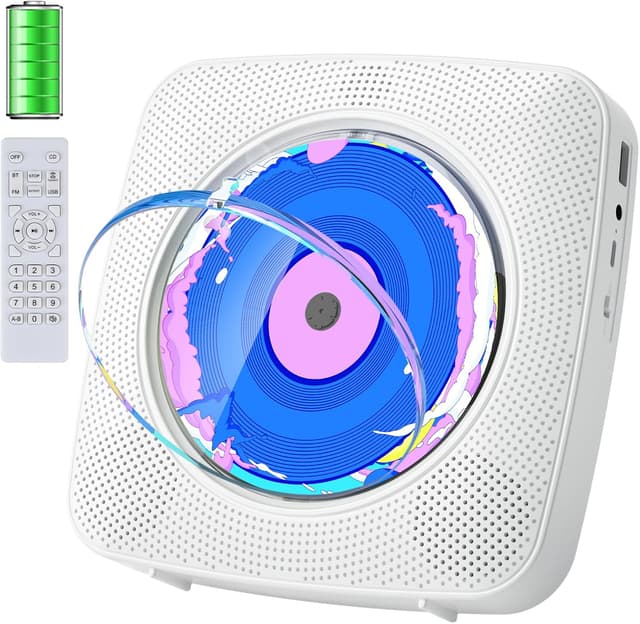 Imagen de Kegaudio Desktop Wall CD Player 1800mAh en OfertitasTOP