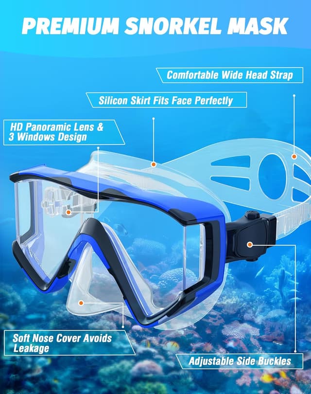 Thumbnail 4 de Zeligerstar Snorkel Set 180° panoramic mask