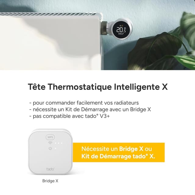 Thumbnail 2 de tado° Smart Thermostat X thermostat connecté compatible assistants vocaux