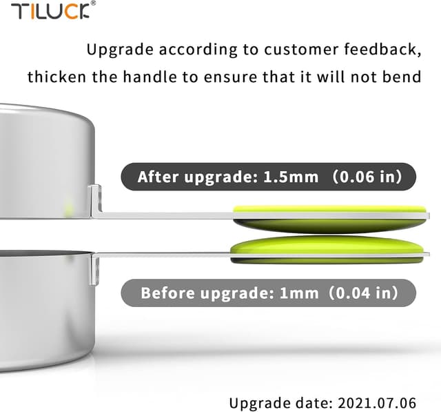 Thumbnail 4 de TILUCK Measuring Cups and Spoons Set 12 🥄