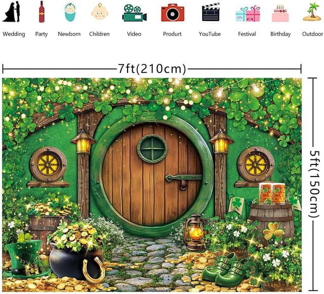 Thumbnail 4 de Happy St Patrick's Day Backdrop