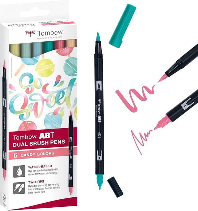 Thumbnail 2 de Tombow ABT Dual Brush — Estuche 12 rotuladores acuarelables 🎨