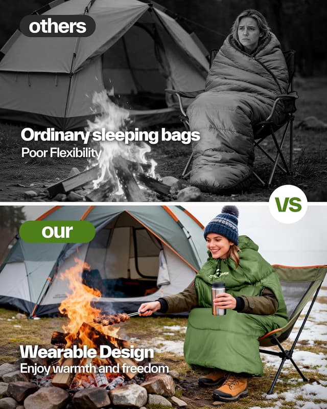 Thumbnail 2 de Sportneer Sacco a pelo 3-4 stagioni 220x84