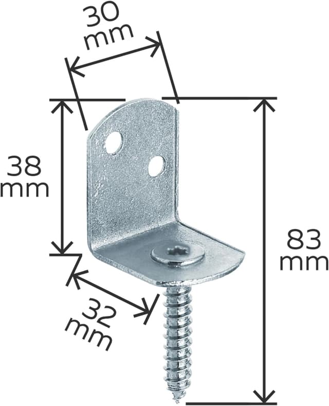 Detalle 2 de Support de clôture tressé Alberts 83 mm