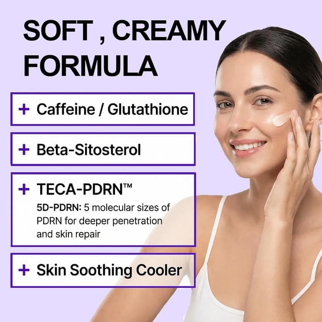 Detalle 2 de Expert Cream Active Renew PDRN Face Cream (50ml) — Hydrating, firming moisturiser with TECA-PDRN