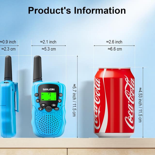 Thumbnail 4 de Walkie Talkies 3-Mile Range for Kids