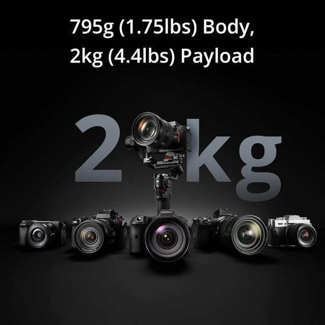 Detalle 2 de DJI RS 3 Mini gimbal stabilizer, 2 kg payload