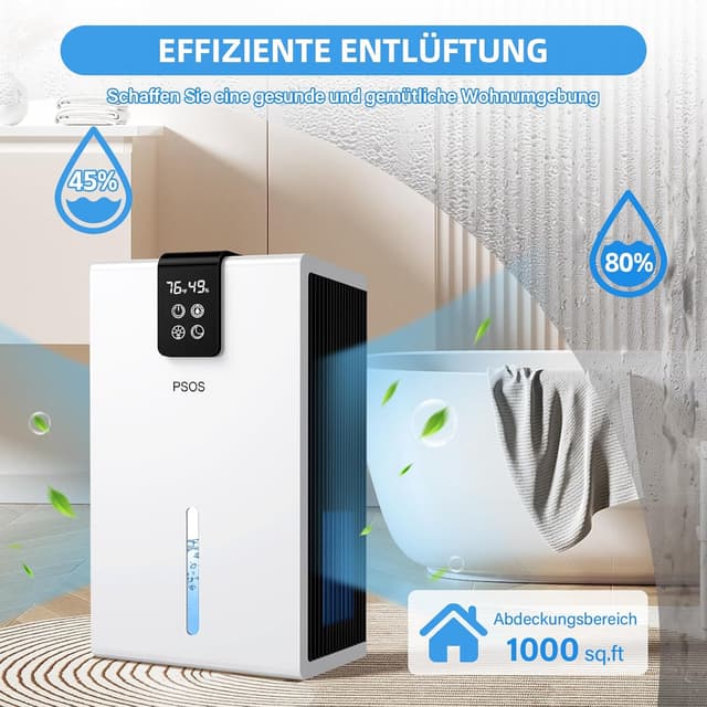 Detalle de Luftentfeuchter 2,8 l ultra leise mit LED
