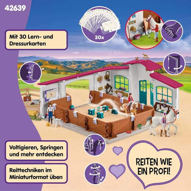 Thumbnail 3 de Schleich Horse Club Reithalle Peppertree 42639 179 Teile