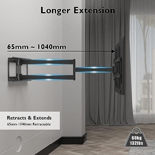 Thumbnail 1 de BONTEC Soporte TV Pared Brazo Largo 1040mm para 75"