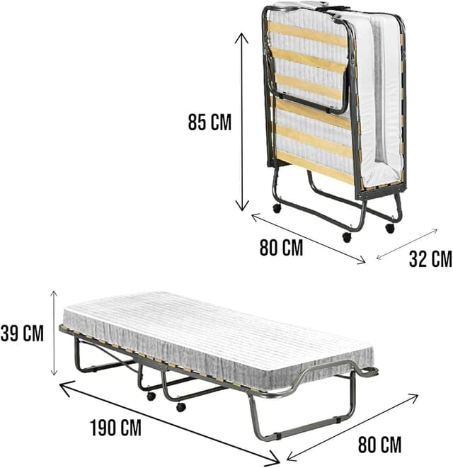 Detalle de Talamo Italia Vania letto pieghevole 80x190