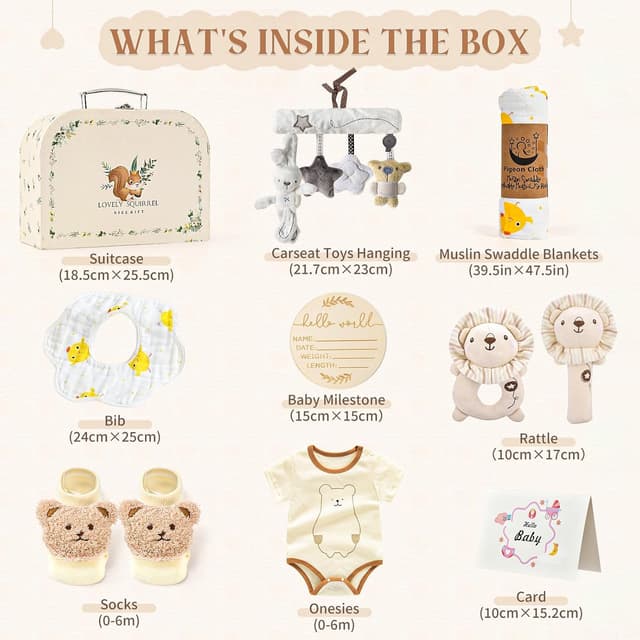 Thumbnail 1 de vamei Baby Geschenkset 100×120 cm