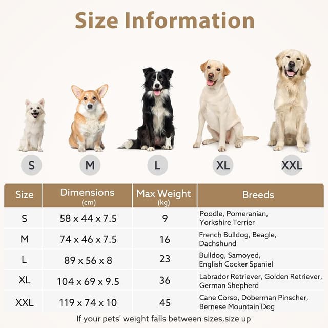 Detalle de Orthopedic dog bed mattress 89x56x8cm