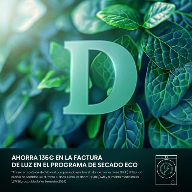 Detalle 2 de Hisense DHQE900UWDC 9 kg secadora bomba de calor